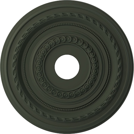 Cole PVC Medallion (Canopies up to 5 1/8"), 19"OD x 3 1/2"ID x 1"P, UltraCover Satin Hunt Club Green